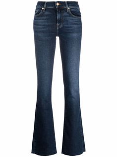 7 For All Mankind джинсы bootcut средней посадки