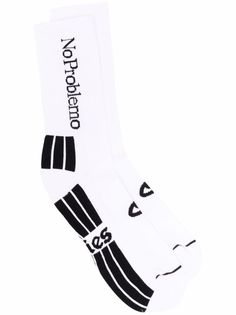 Aries носки вязки интарсия с логотипом