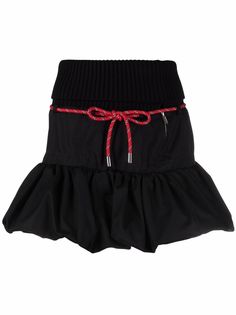Dsquared2 юбка с отделкой в рубчик