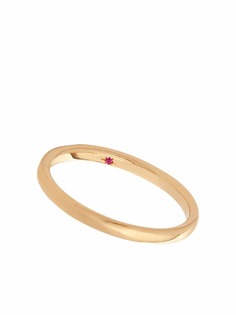 Annoushka обручальное кольцо из желтого золота с рубином