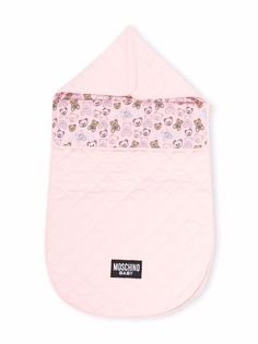 Moschino Kids стеганый конверт с принтом Teddy