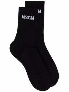 MSGM носки вязки интарсия