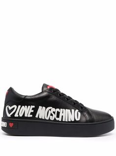 Love Moschino кроссовки с принтом граффити