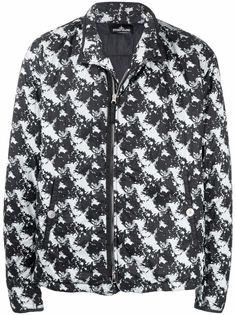 Stone Island Shadow Project бомбер с графичным принтом