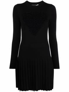 Love Moschino трикотажное платье с длинными рукавами