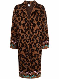 M Missoni кардиган-пальто с цветочным узором
