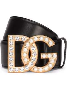 Dolce & Gabbana ремень с пряжкой-логотипом DG