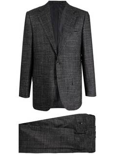 Kiton строгий костюм с однобортным пиджаком