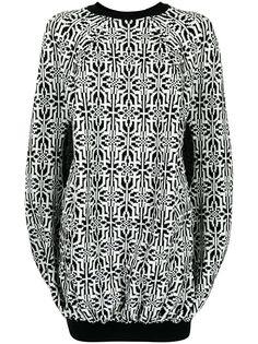 Comme Des Garçons трикотажный топ с вышивкой