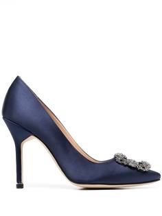 Manolo Blahnik атласные туфли-лодочки Hangisi 105