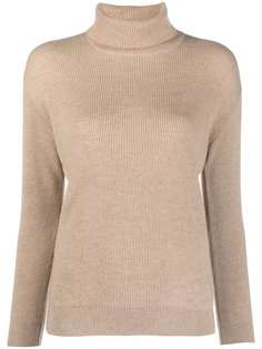 Brunello Cucinelli кашемировый джемпер с высоким воротником