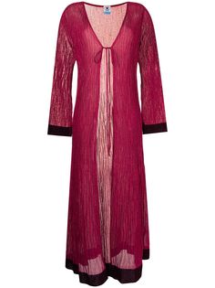 M Missoni длинный кардиган с завязками