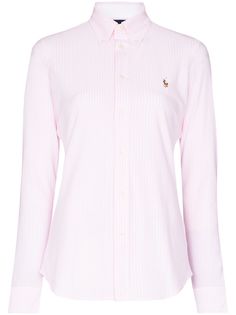 Polo Ralph Lauren рубашка оксфорд с вышитым логотипом