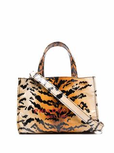 Philosophy Di Lorenzo Serafini сумка-тоут Nano с тигровым принтом