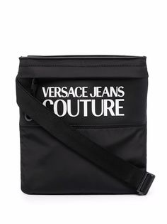 Versace Jeans Couture сумка-мессенджер с нашивкой-логотипом