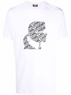 Karl Lagerfeld футболка с графичным принтом