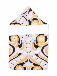 Emilio Pucci Junior конверт с капюшоном и графичным принтом
