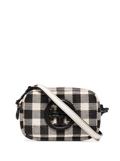 Tory Burch мини-сумка через плечо Perry в клетку гингем