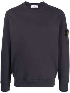 Stone Island толстовка с нашивкой-логотипом