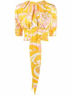 Emilio Pucci укороченная рубашка Albizia