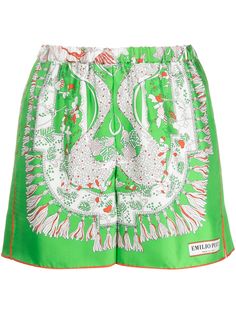 Emilio Pucci шорты с принтом Rugiada
