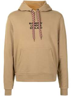 Burberry Pre-Owned худи с кулиской и логотипом
