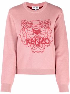 Kenzo толстовка с принтом Tiger