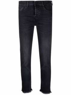 7 For All Mankind укороченные джинсы кроя слим