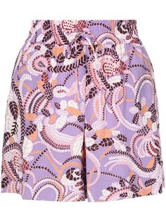 A.L.C. шорты Paola с цветочным принтом