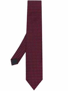 Ermenegildo Zegna шелковый галстук с геометричным узором