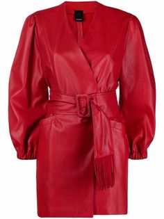 Pinko платье с запахом и поясом