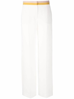 Loro Piana шелковые брюки с завышенной талией