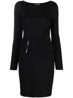 Emporio Armani платье мини со сборками