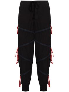 Greg Lauren спортивные брюки с кулиской