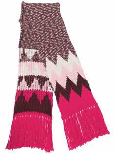 M Missoni шарф с узором шеврон