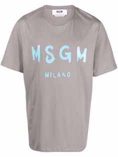MSGM футболка с логотипом