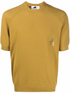 Anglozine футболка с короткими рукавами и вышитым логотипом