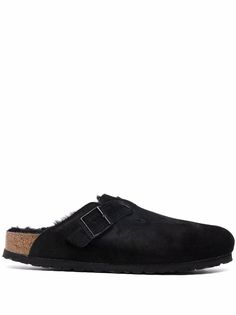 Birkenstock меховые слиперы Boston