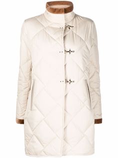 Fay стеганая куртка с мехом