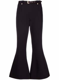 Versace Jeans Couture расклешенные брюки с поясом