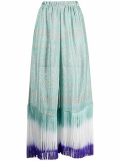 Missoni брюки с узором зигзаг