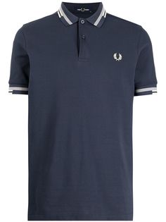 FRED PERRY рубашка поло с вышитым логотипом