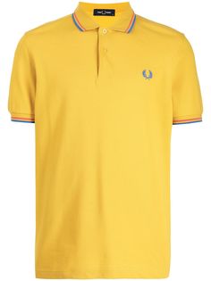 FRED PERRY рубашка поло с вышитым логотипом