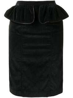 Burberry Pre-Owned юбка-карандаш с оборками