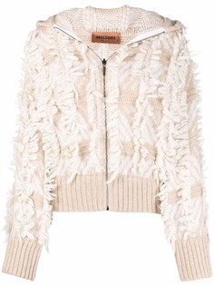 Missoni полосатый кардиган с капюшоном