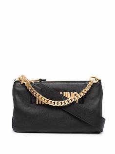 Moschino декорированный клатч с логотипом