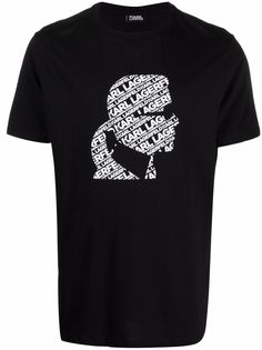 Karl Lagerfeld футболка с графичным принтом