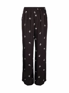 Karl Lagerfeld пижамные брюки с логотипом