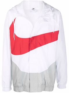 Nike куртка на молнии с логотипом Swoosh