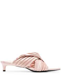 Jil Sander мюли с перекрестными ремешками